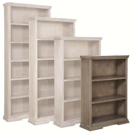 48-Inch Bookcase with 2 Fixed Shelves